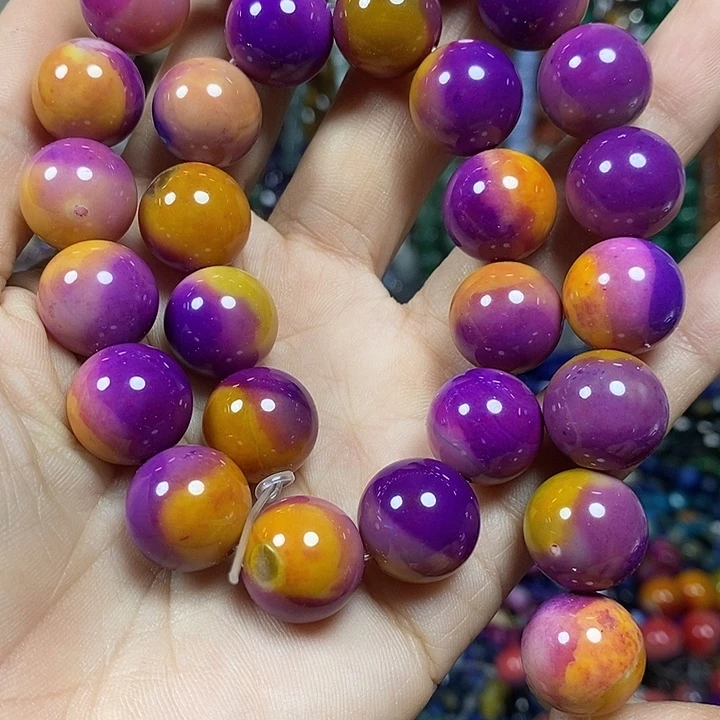 玛瑙/玉髓未镶嵌珠宝半成品地球玛瑙卡14mm