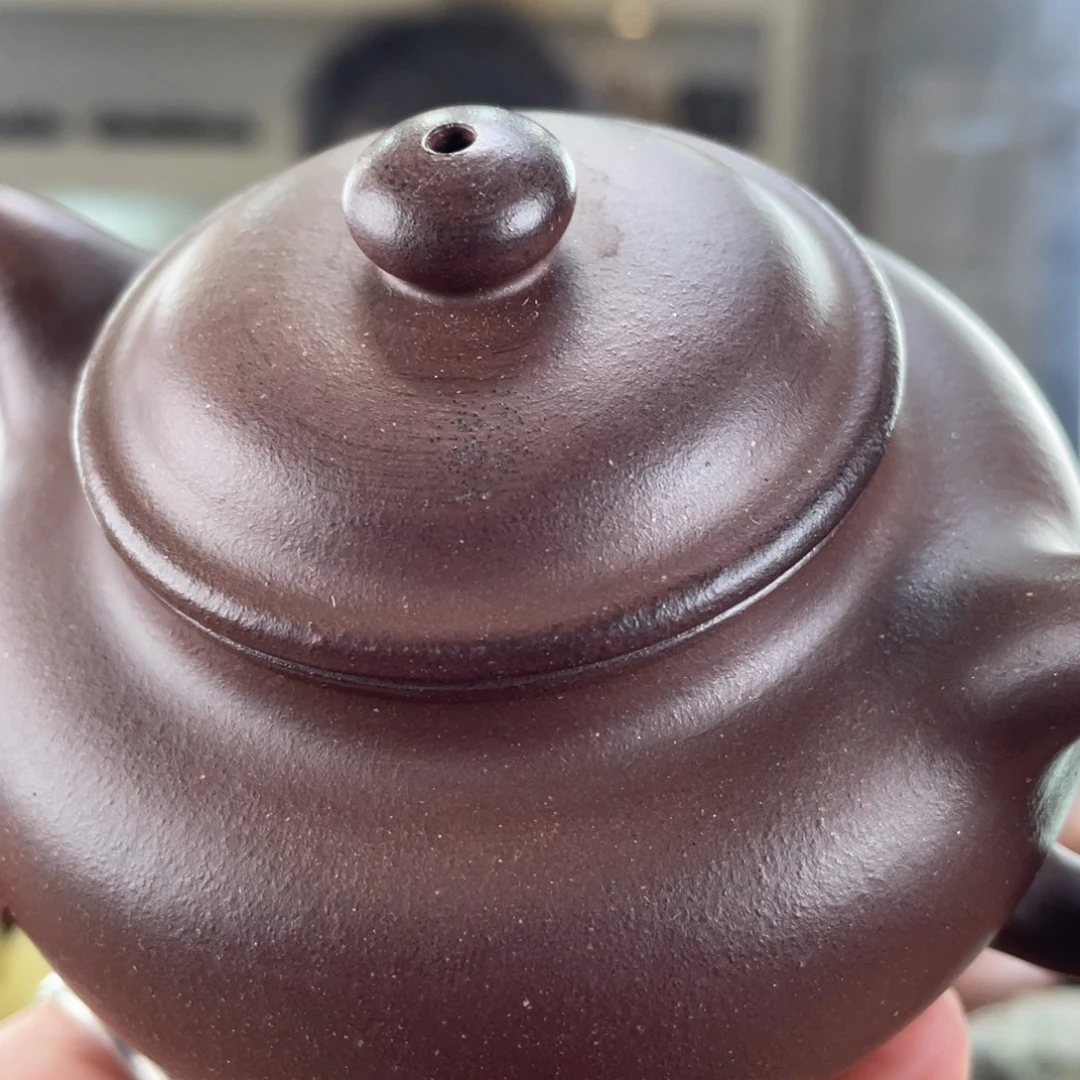紫砂茶壶180cc大水潭底槽清茶壶