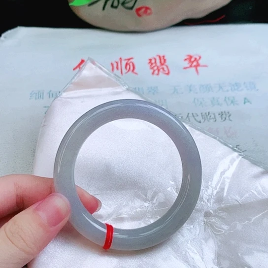 翡翠手镯未镶嵌圆条012