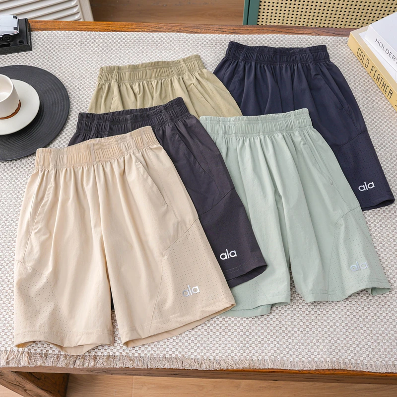 轻薄速干儿童夏新款凉感短裤中大童百搭五分裤男女童网眼裤子潮