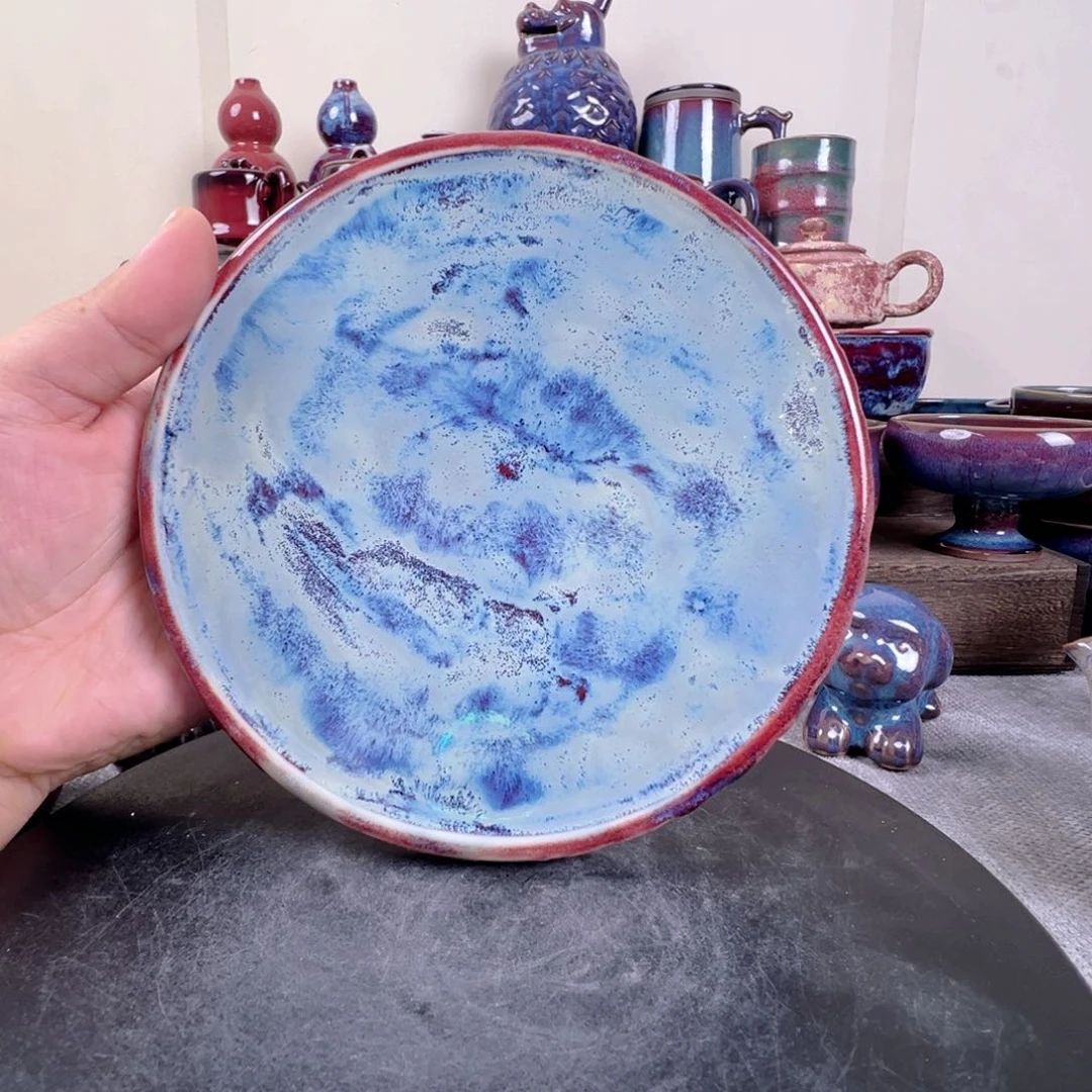 山水系全手工壶承一支直径14.6c m