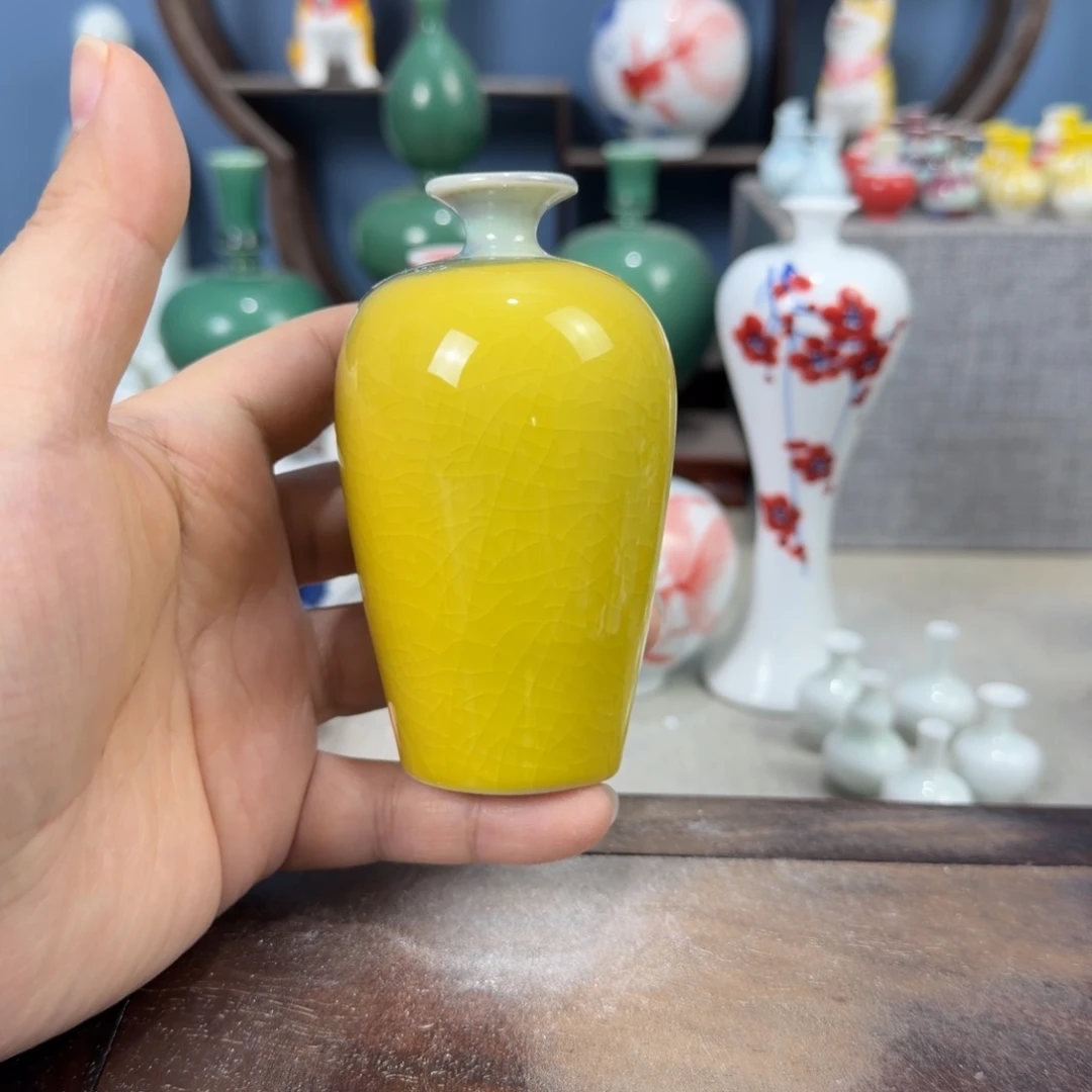 陶瓷手工小花器摆件