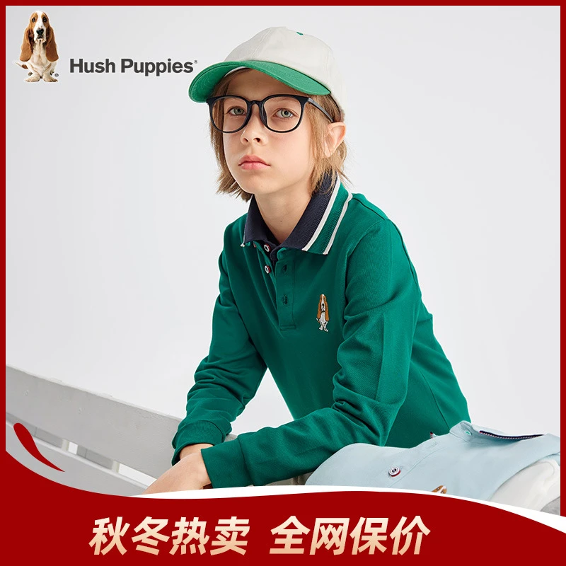 学院风长袖POLO衫 秋新款 暇步士童装