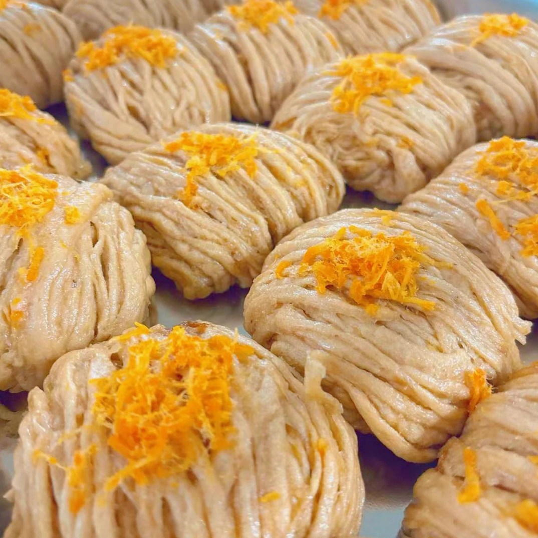 四川宜宾传统手作早餐银丝卷燕窝丝口感软糯香甜内里丝丝分明