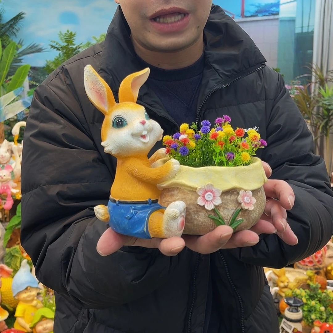 红陶花园庭院摆件&000&