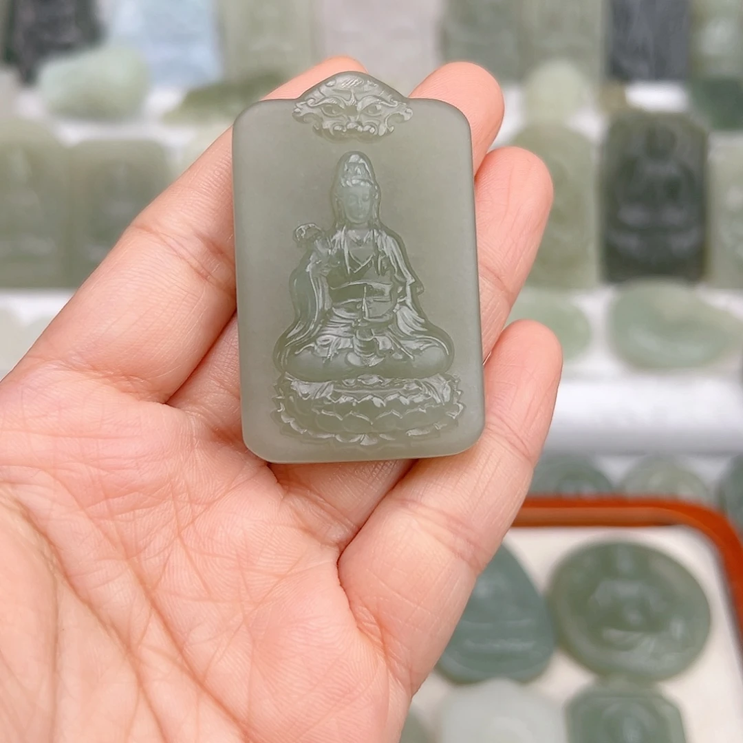 颈饰未镶嵌和田玉寻**双