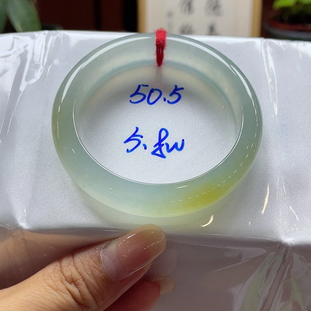 翡翠未镶嵌手镯49 号链接