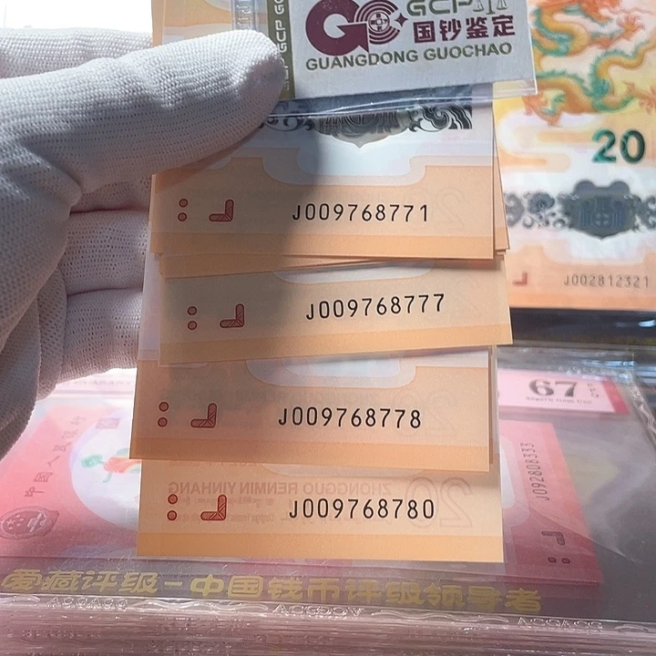 塑料009768771 龙年生肖钞标十