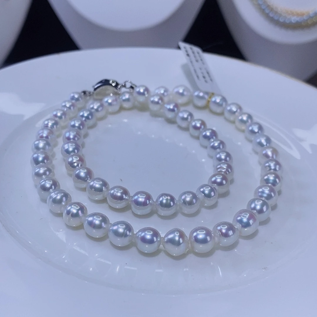 淡水珍珠颈饰合金