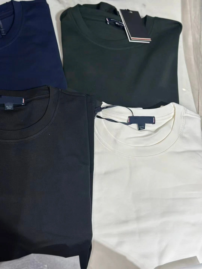 【大叔心选】四色红白刺绣百搭长袖T恤