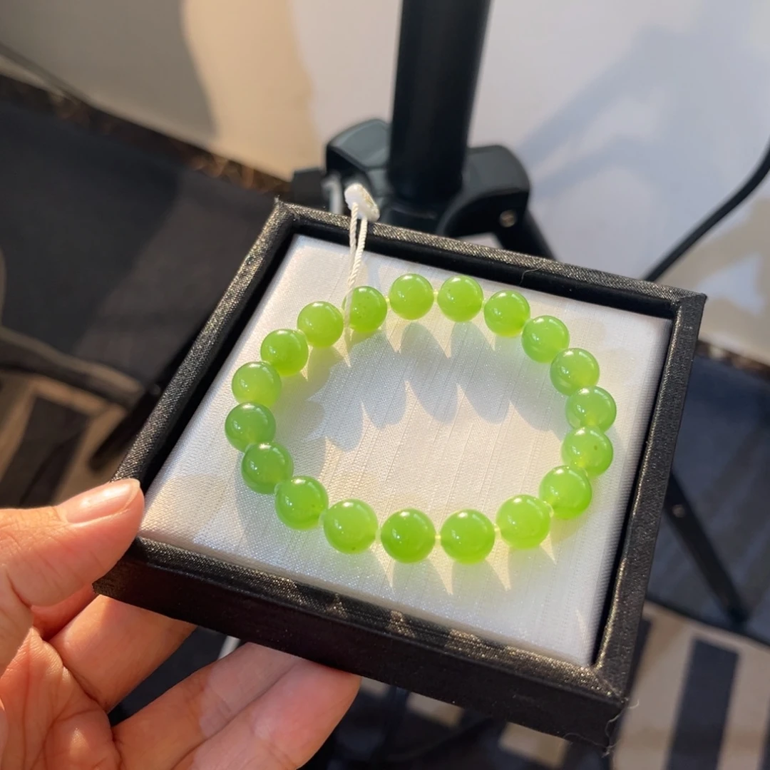 和田玉未镶嵌手镯  「翠青」