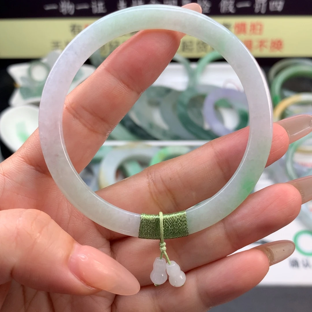 【闪购商品】定制翡翠未镶嵌手镯定制不退换抛光
