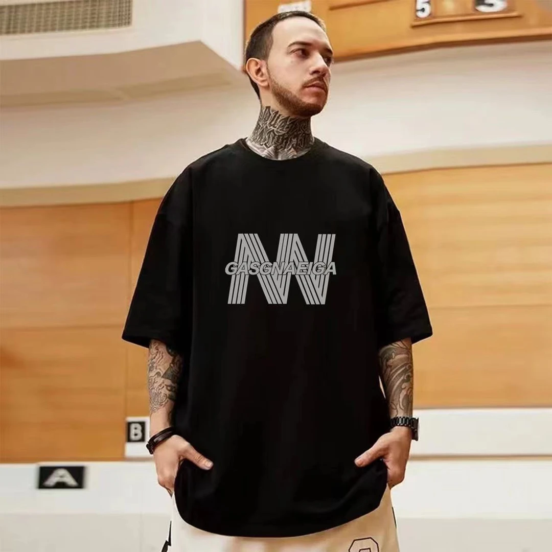 【光变MV】重磅男女同款简约短袖2025夏季T恤DO-168