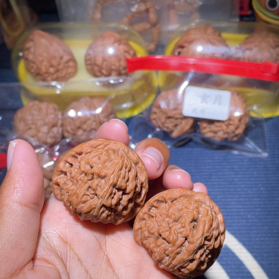 吊坠文玩核桃全品石敦38