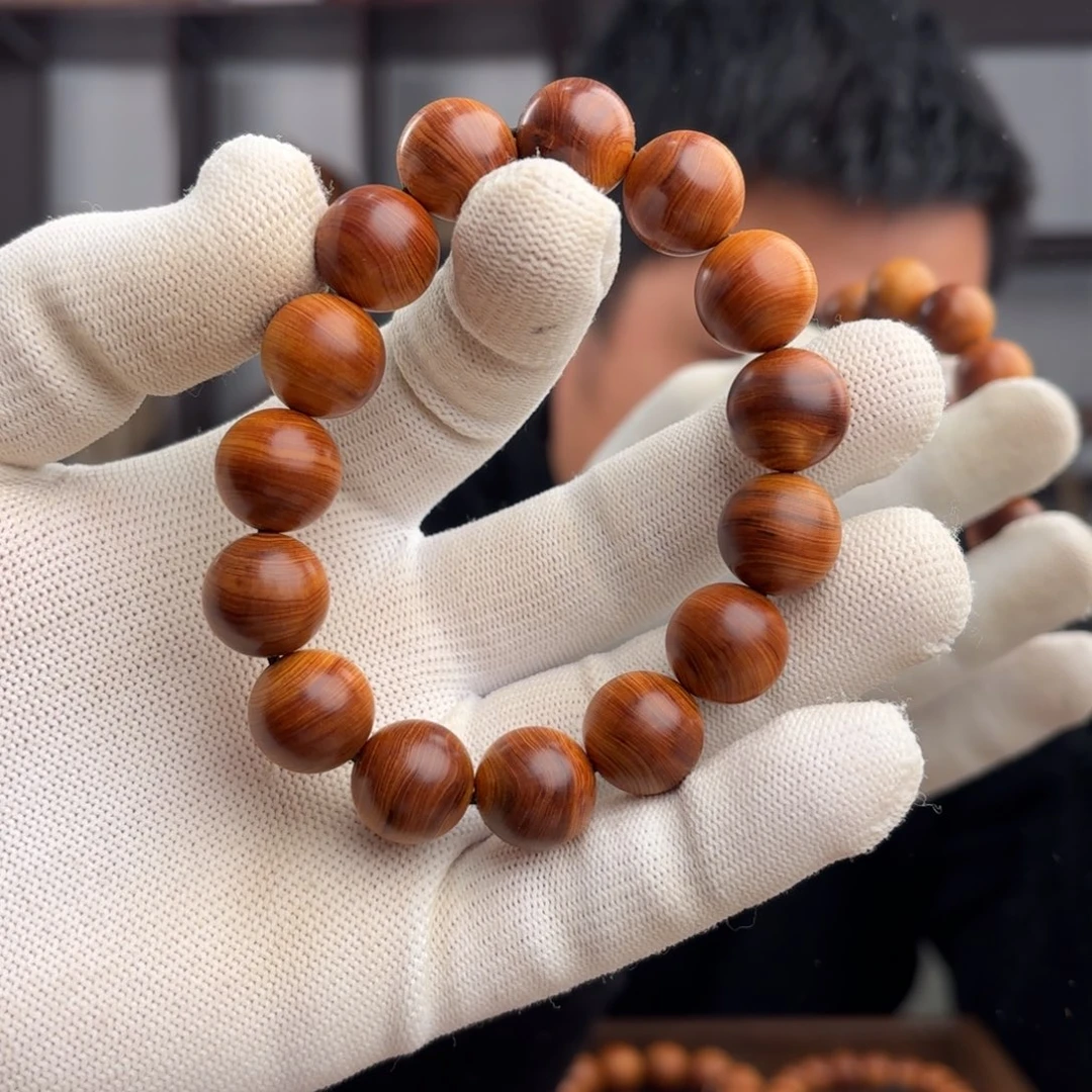 手串/手链柏木（崖柏）1.5蚕丝纹药甜香