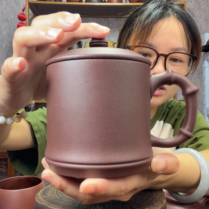 茶杯紫砂原矿紫砂杯