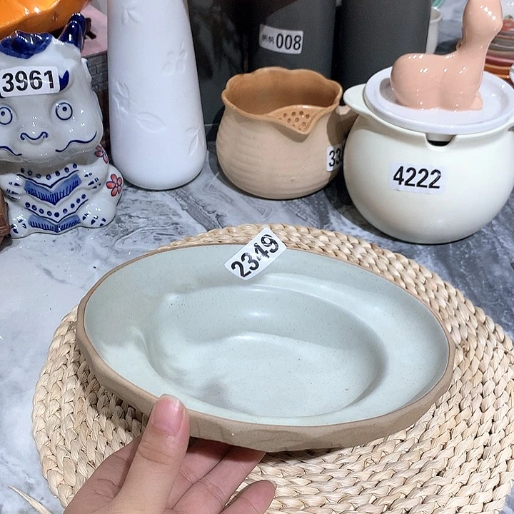 瓷片微瑕陶瓷满15包邮2349