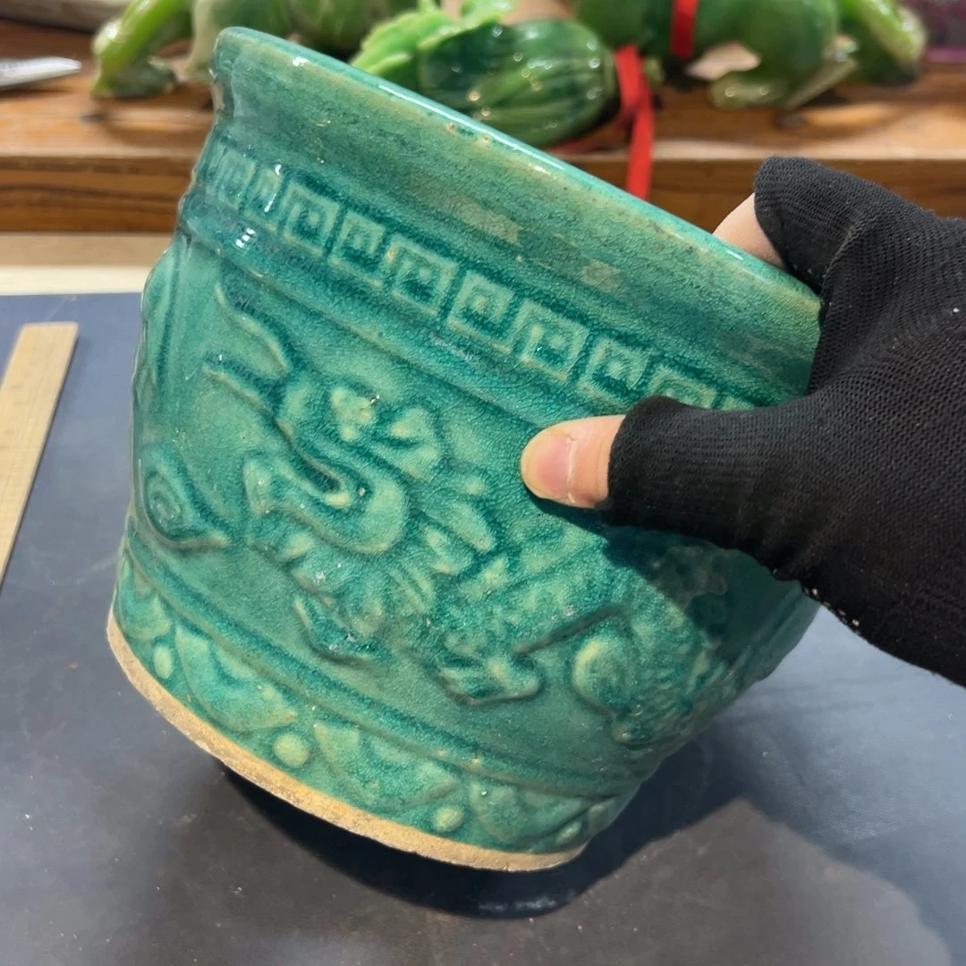 瓷片桃*1拾六家的瓷器瓷器