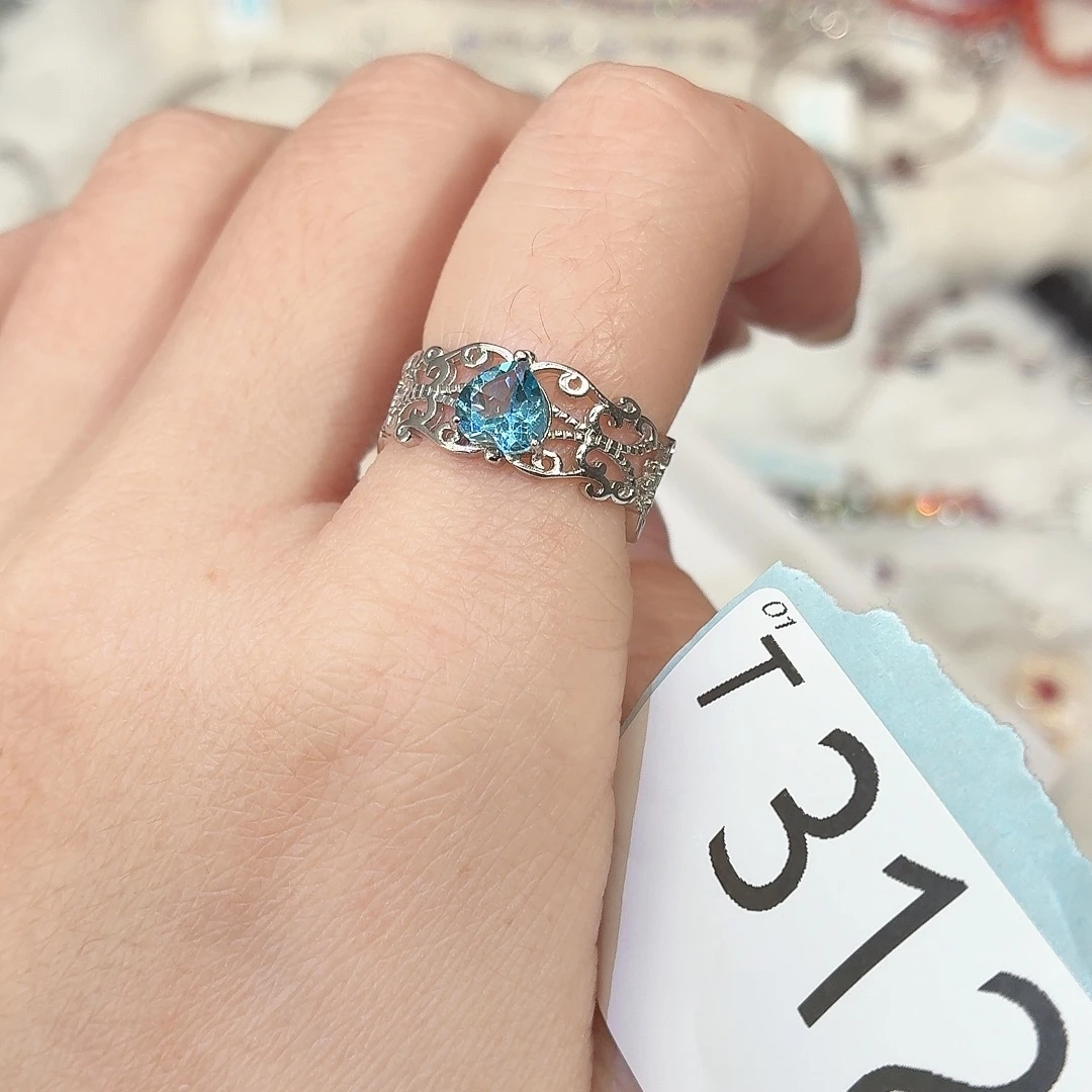 颈饰银S925镶嵌托帕石