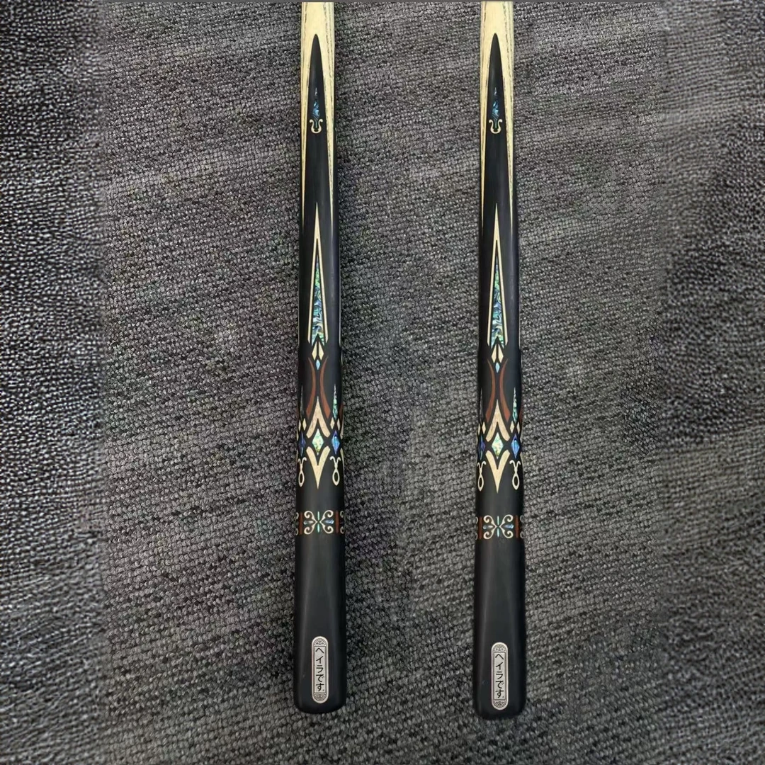 w原装进口ヘイラです手工杆专业斯诺克中式黑八小头台球杆