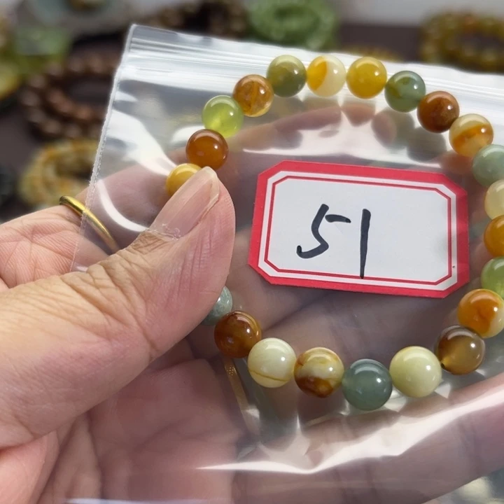 蛇纹石玉未镶嵌手链