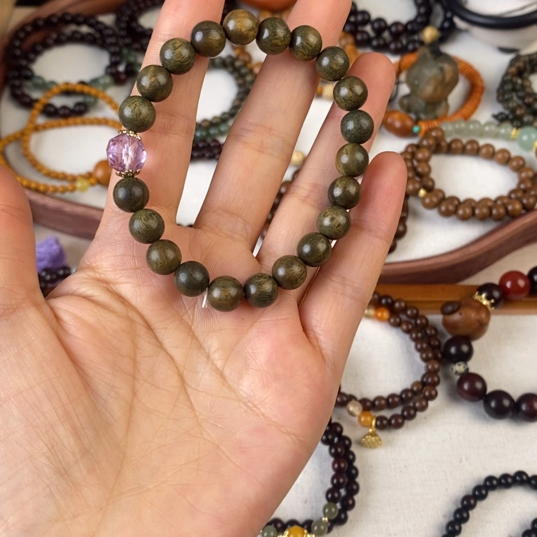 维腊木（绿檀）无事牌