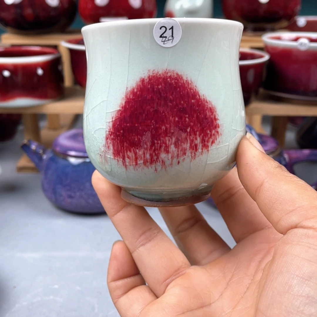 瓷片纯手工制作……