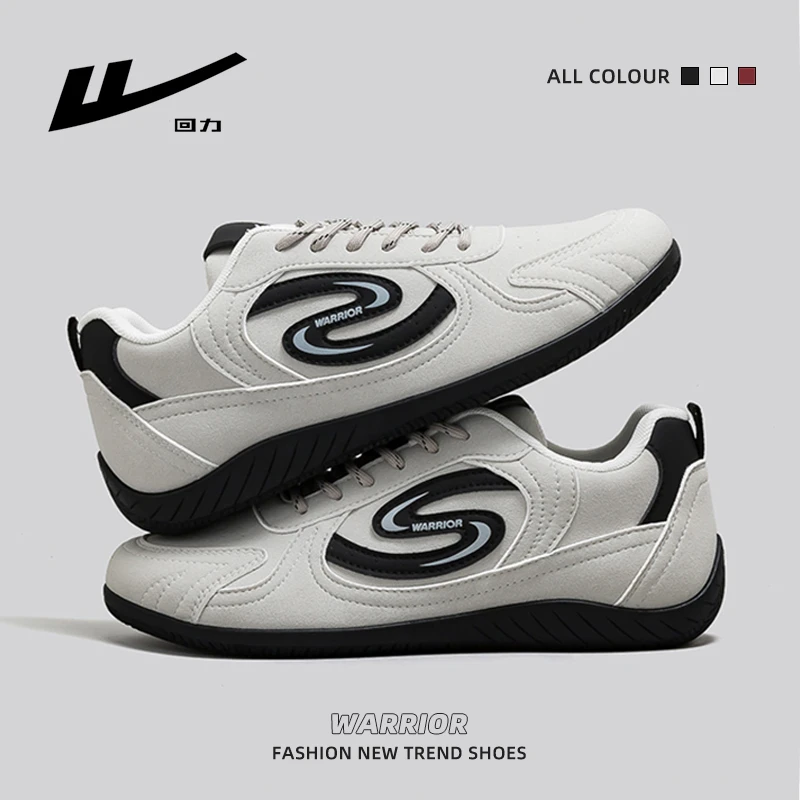 回力赛车鞋男款2025秋季新款休闲男鞋潮流百搭薄底运动复古德训鞋