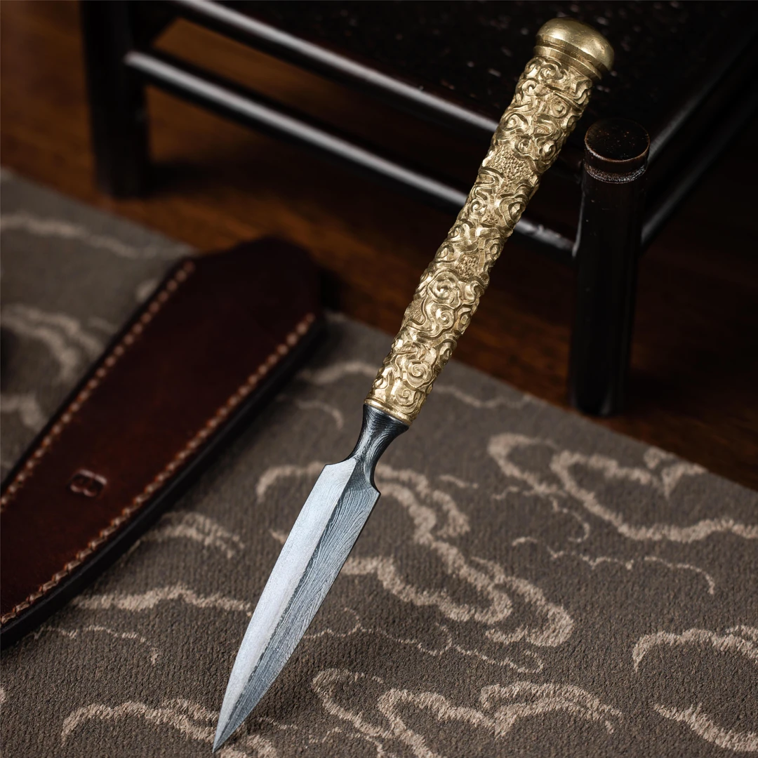 【剑村】如来生茶刀撬茶家用高端茶针收藏摆件茶锥茶具剑村出品