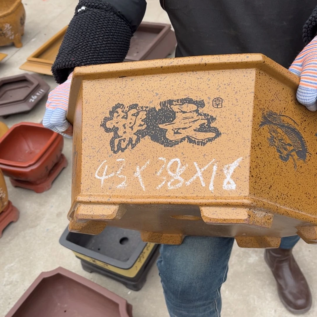 紫砂花盆盆景艺术