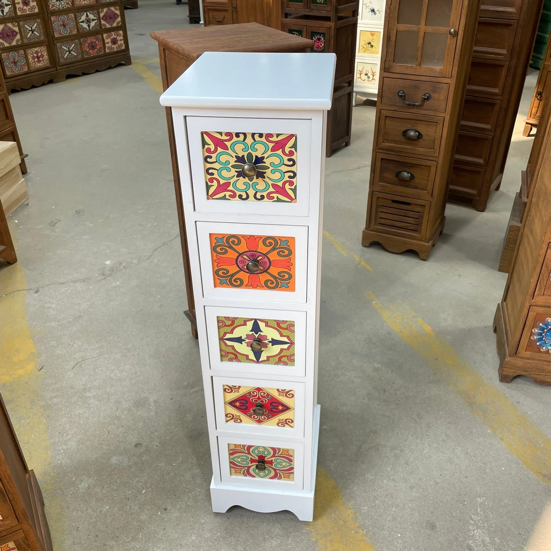 F505白五抽收纳柜