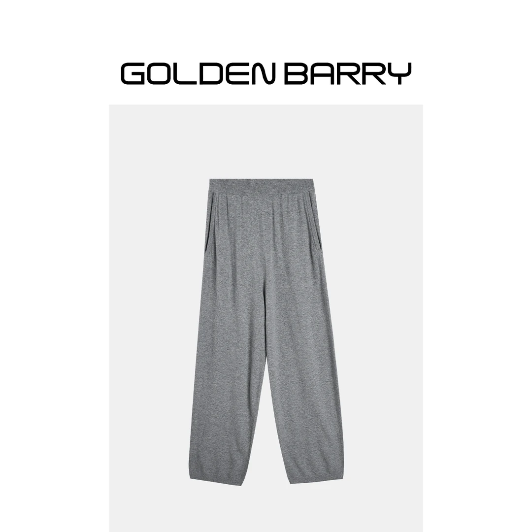 GOLDENBARRY |512019百搭简约气质羊毛毛裤【微瑕1】