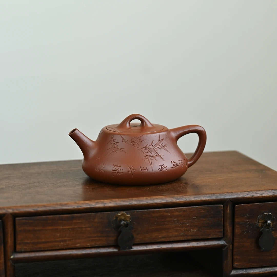 础瓢·全手工 容量150cc/家藏朱泥