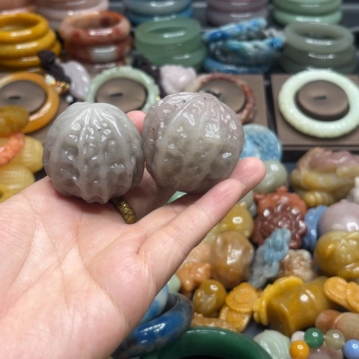 ****石英质玉手链合金