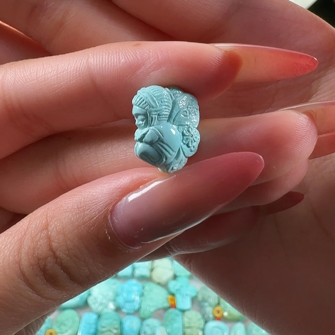 绿松石未镶嵌吊坠(不含链)