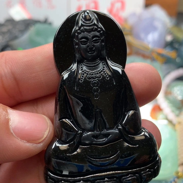 翡翠项链未镶嵌保真天然a货翡翠