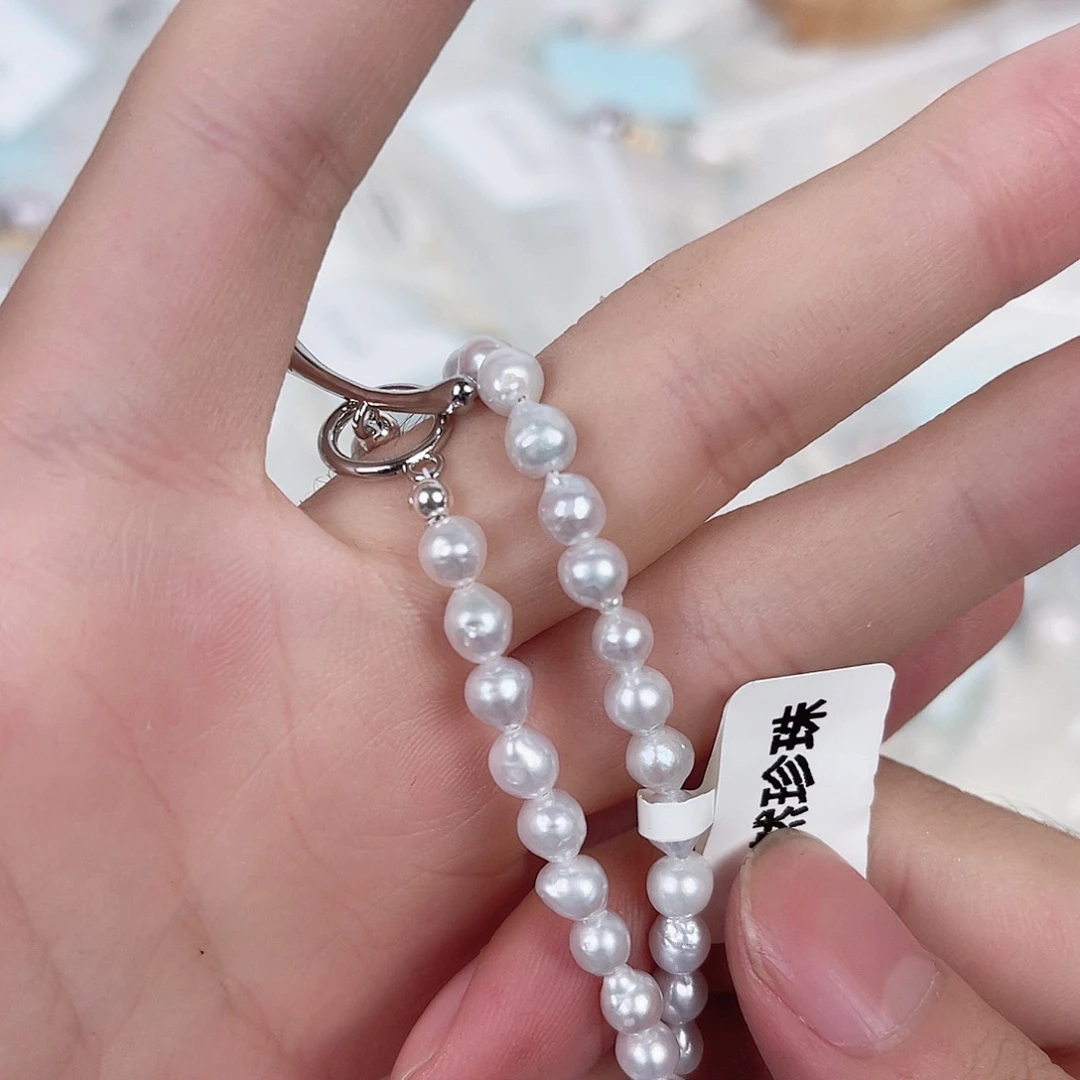 银S925镶嵌淡水珍珠天然珍珠