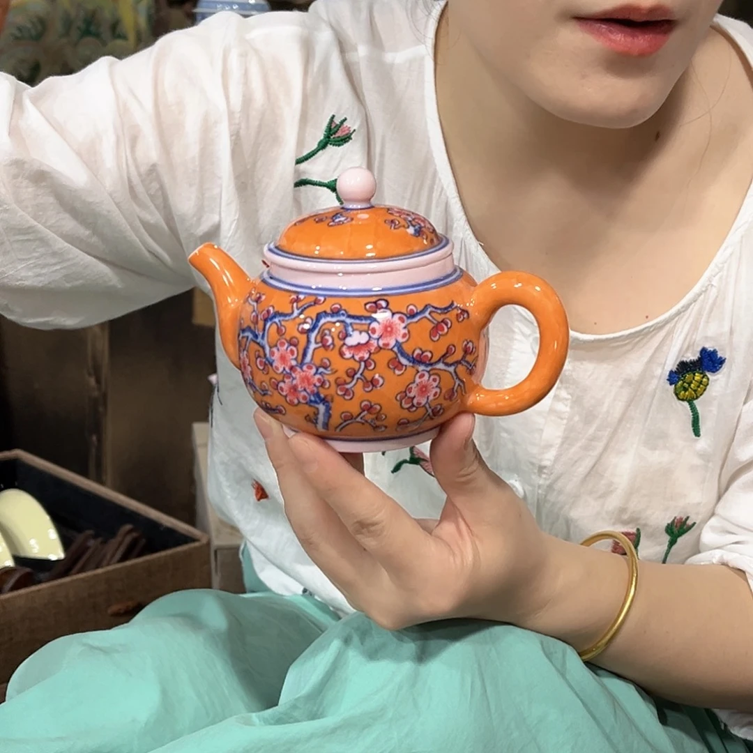摆件//////景德镇陶瓷瓷器。红。