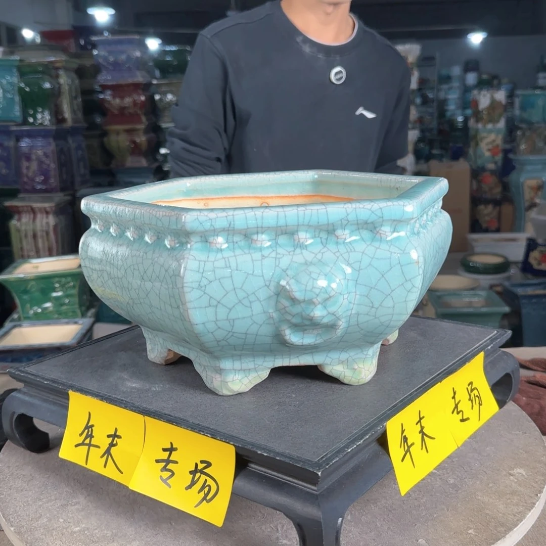 一风堂石湾花盆。微瑕