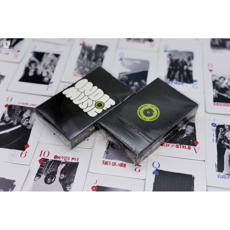 独音唱片十四周年纪念周边摇滚掼蛋扑克牌