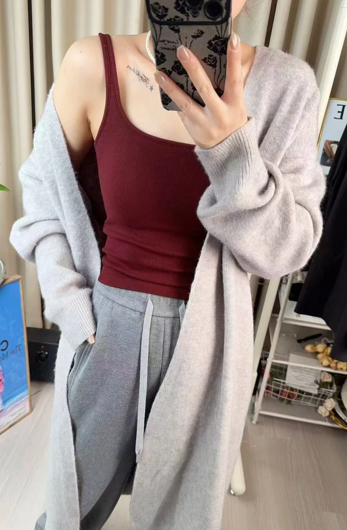 珍姐家美背带杯罩磨毛背心6610货号