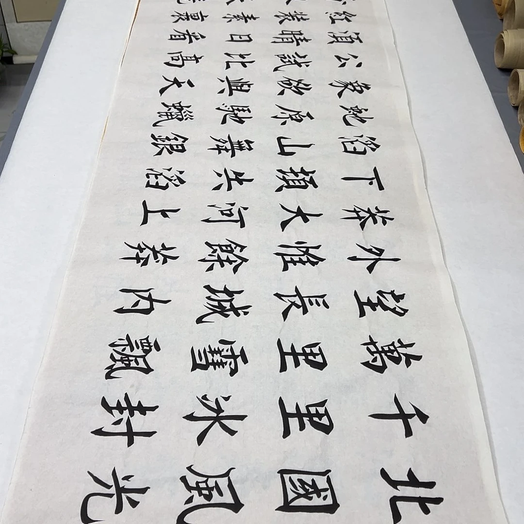 书法纯手写 260✖️48 堵立国老师