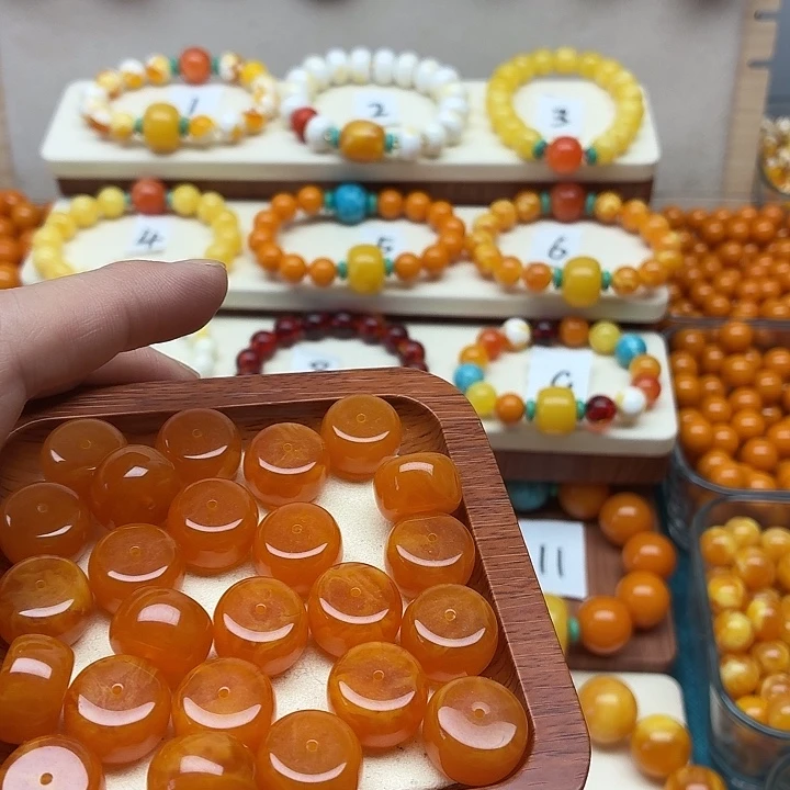 ¹***࿐非金属算盘珠一条搭配