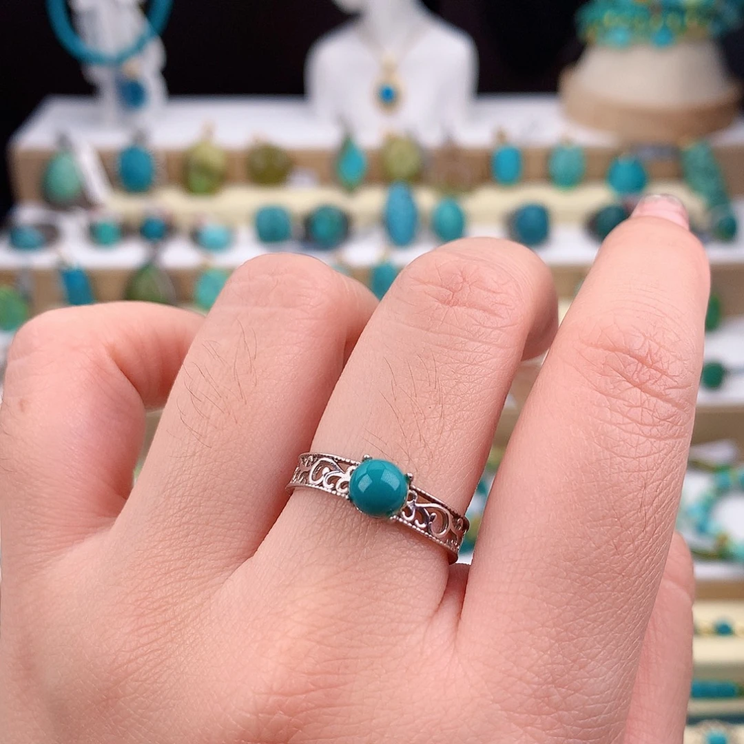 绿松石未镶嵌戒指