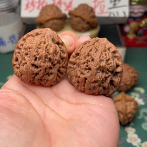 【闪购商品】把件文玩核桃福**家36全品南疆石
