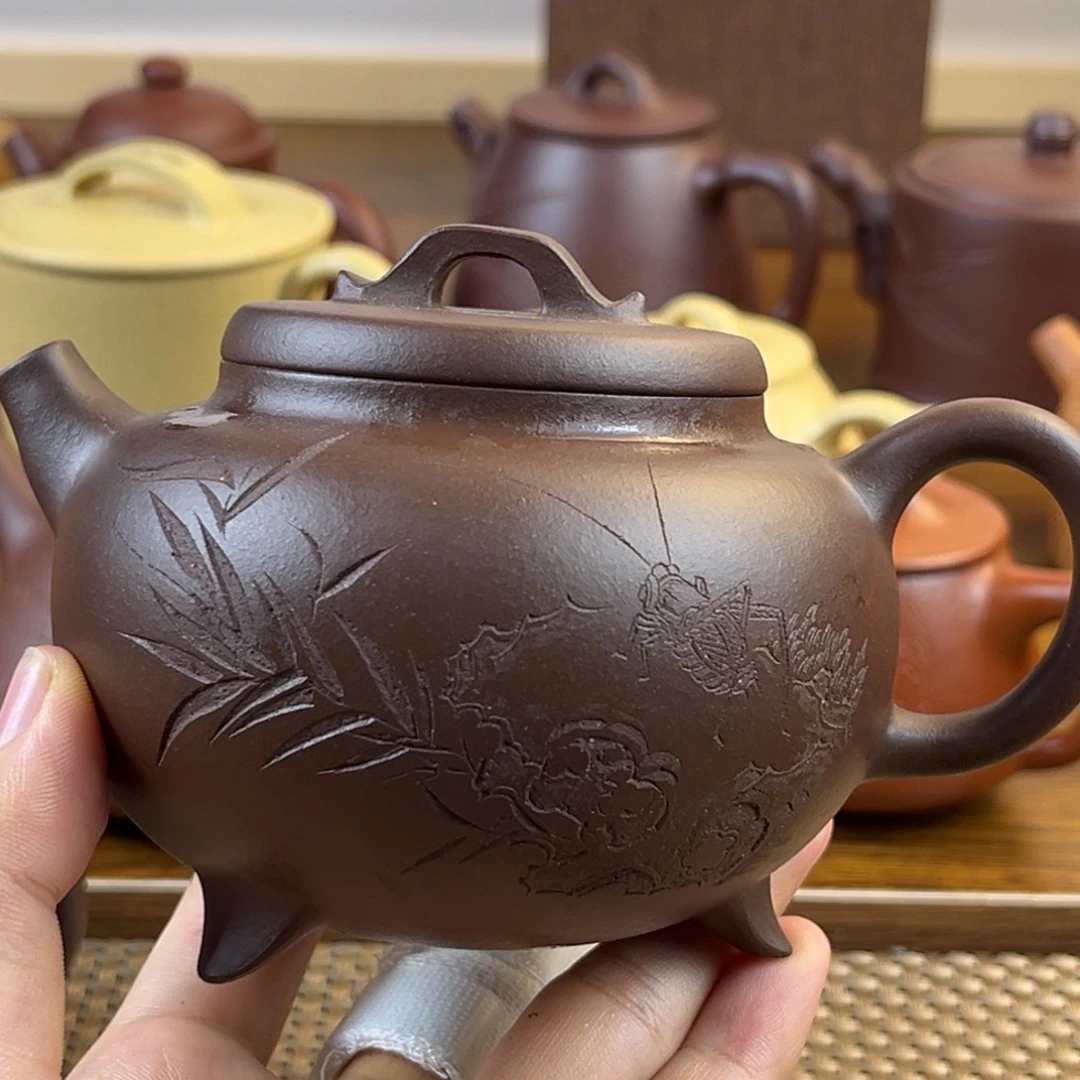 权***宇茶壶紫砂手工制作手工制作