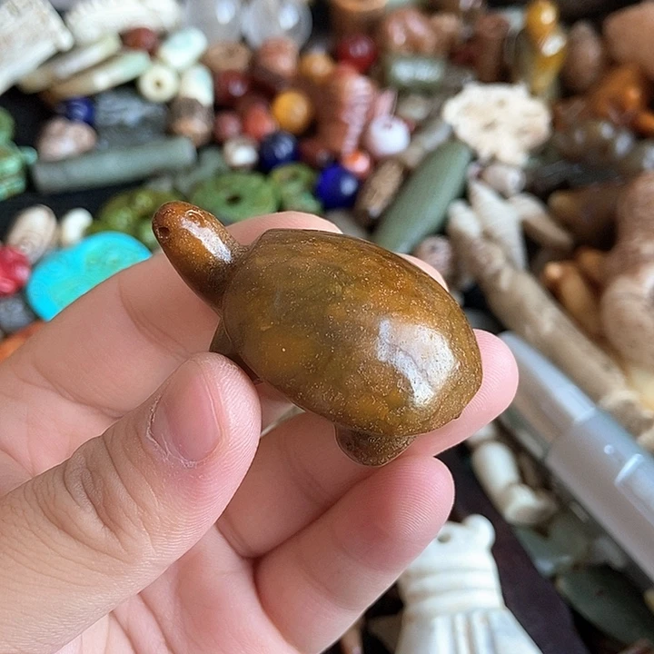 和田玉未镶嵌颈饰71