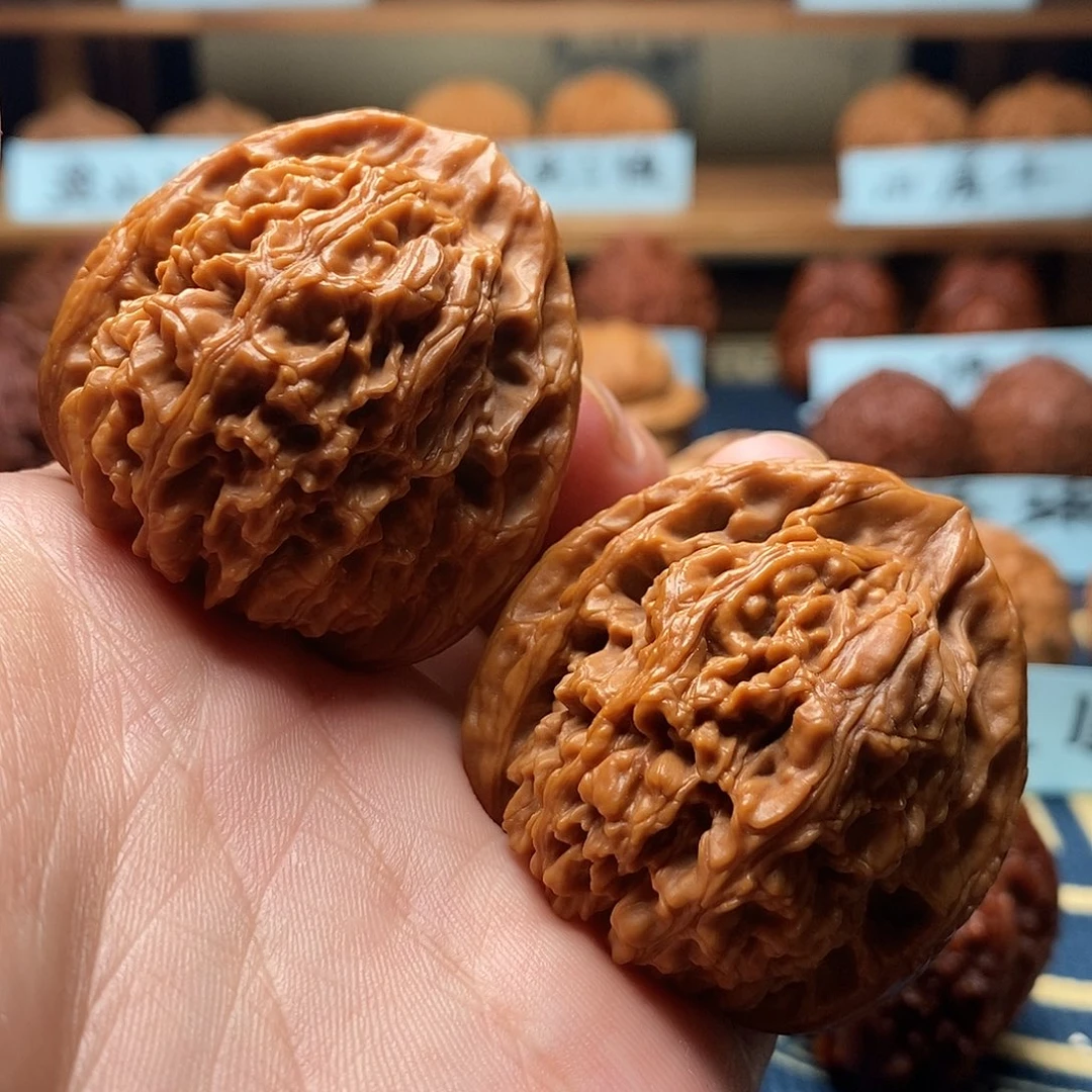 文玩核桃把件43南疆石