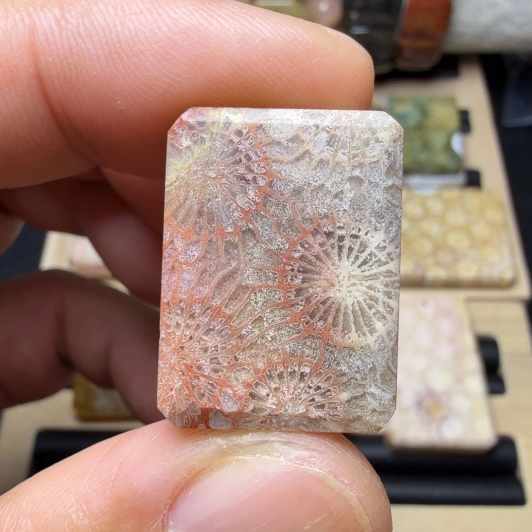 硅化玉未镶嵌纯天然色有机玉石保真色