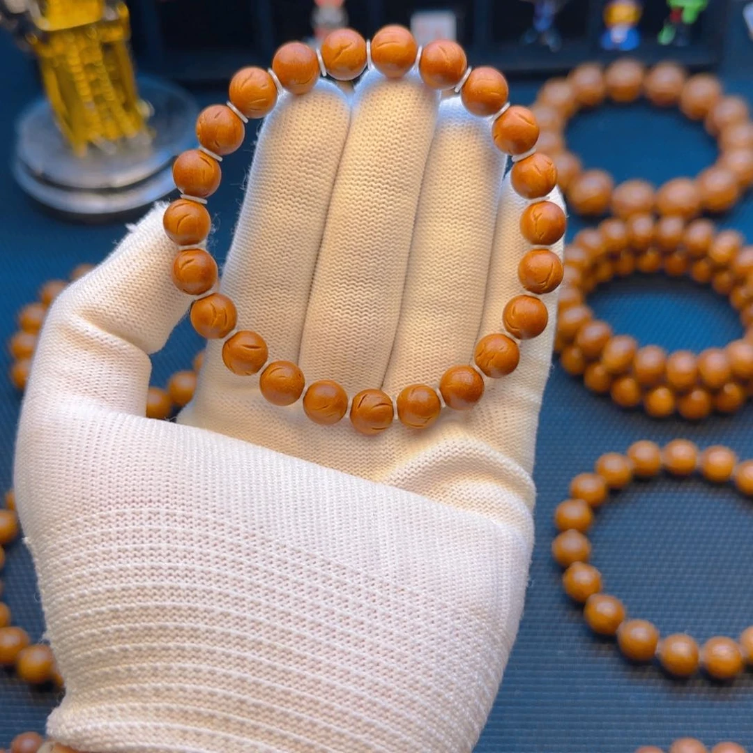 桃核手串一****?龙纹桃核9尺寸福利